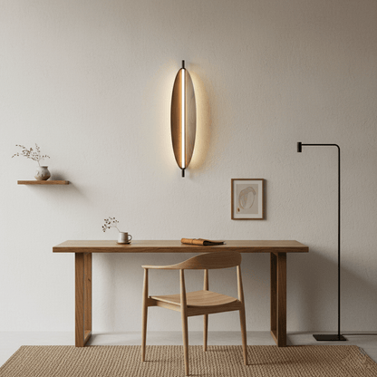 Modern Wall Sconce | Japandi Design with Integrated LED for Stylish Lighting 8