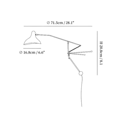 Modern Wall Sconce | Sculptural Metal Design for Elegant Illumination 3