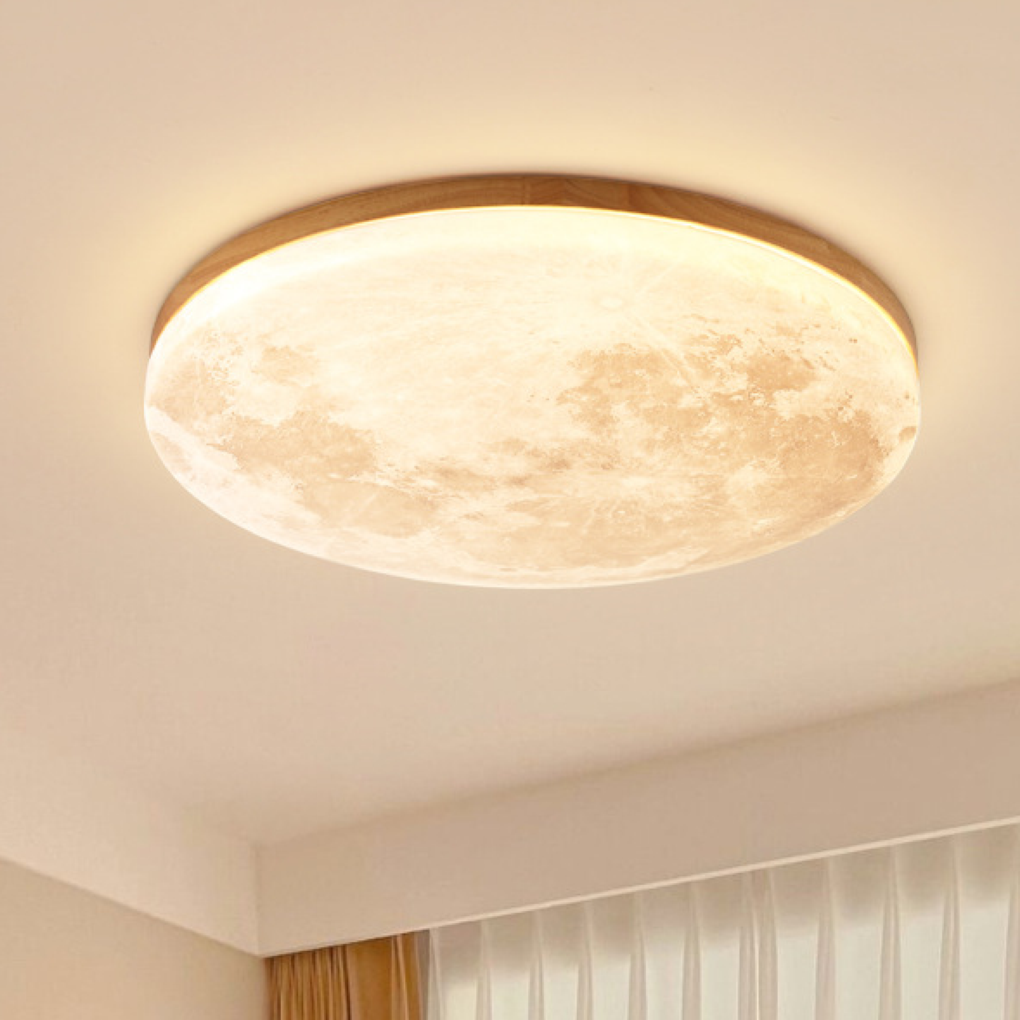 Moon Ceiling Light | Dimmable Modern Design for Cozy Spaces 0
