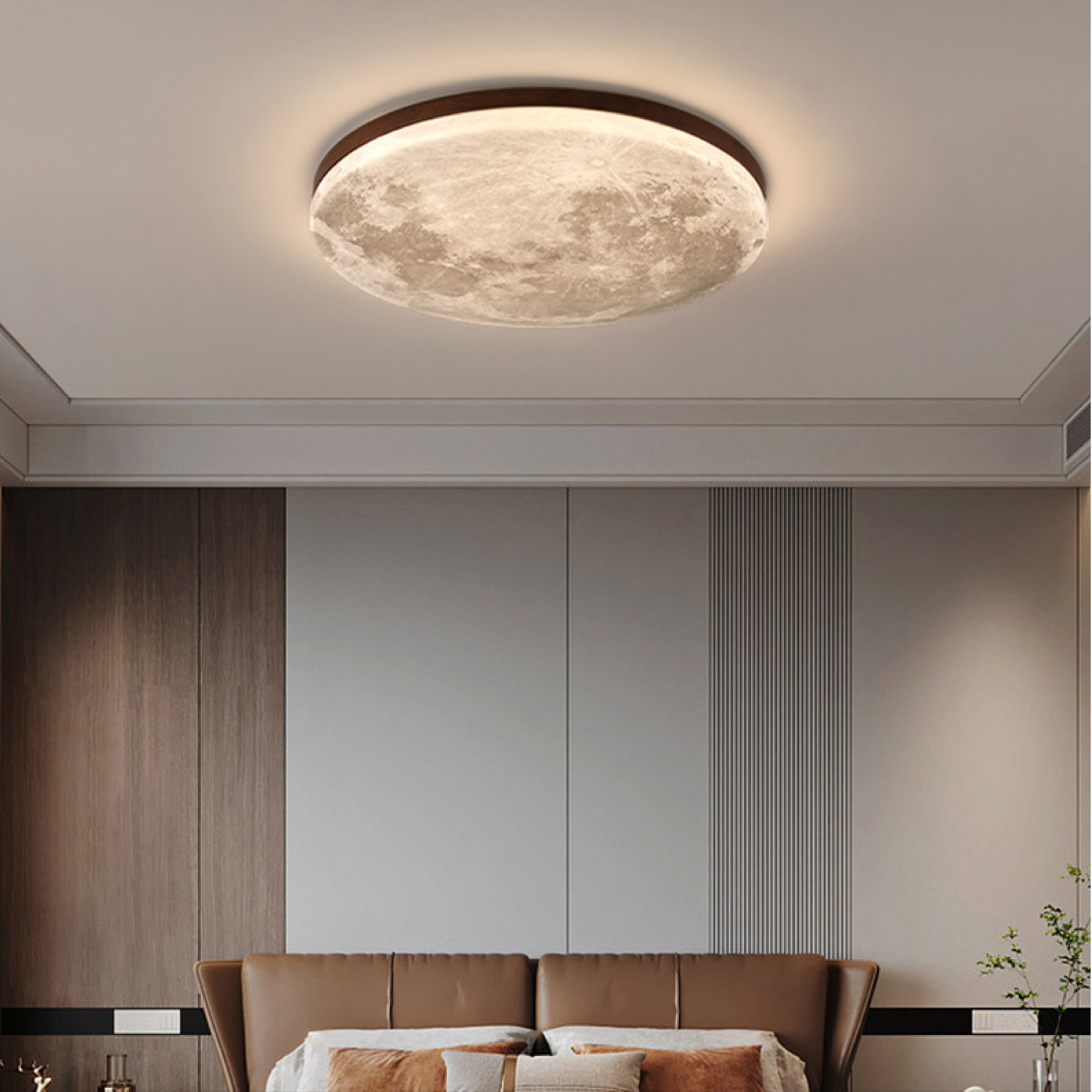 Moon Ceiling Light | Dimmable Modern Design for Cozy Spaces 2