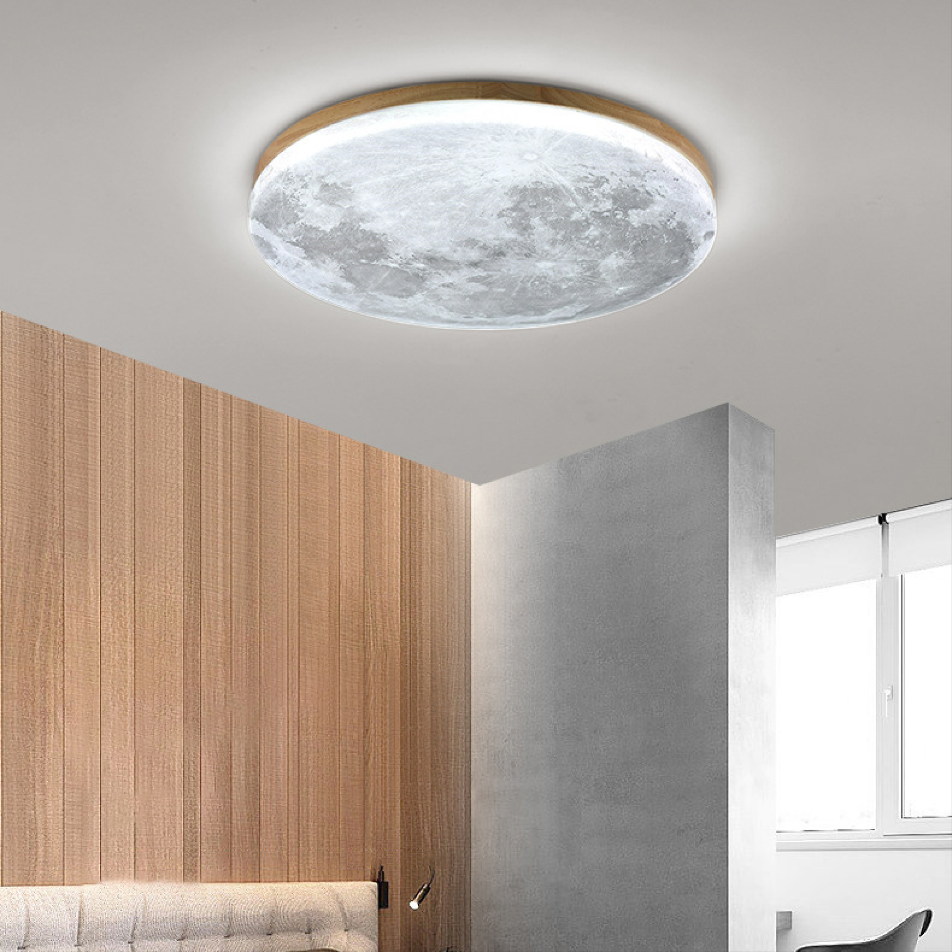 Moon Ceiling Light | Dimmable Modern Design for Cozy Spaces 3