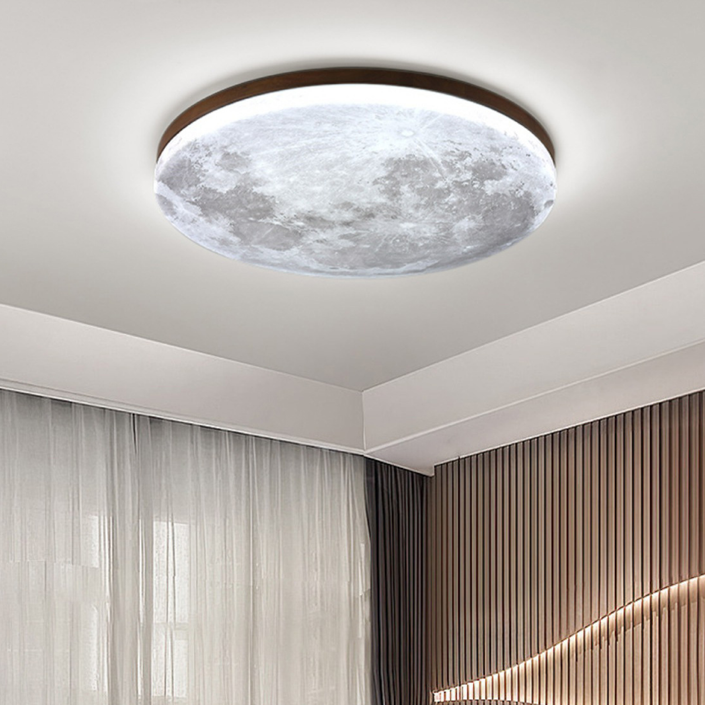 Moon Ceiling Light | Dimmable Modern Design for Cozy Spaces 4