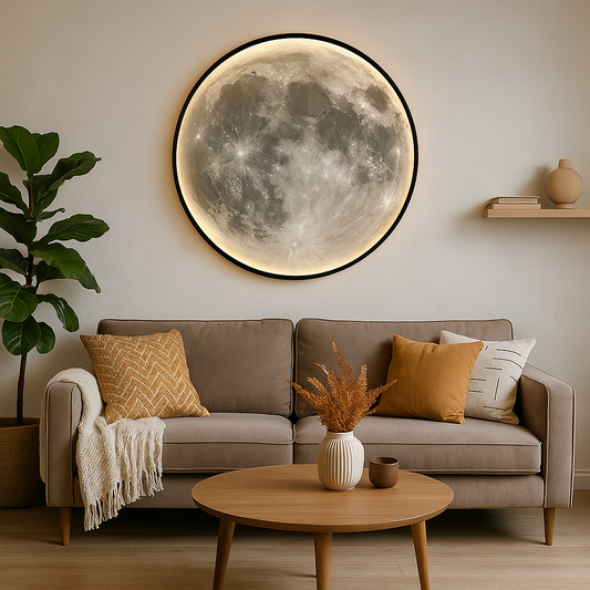 Moon Wall Lamp | Soft LED Glow for Elegant Home Decor 0