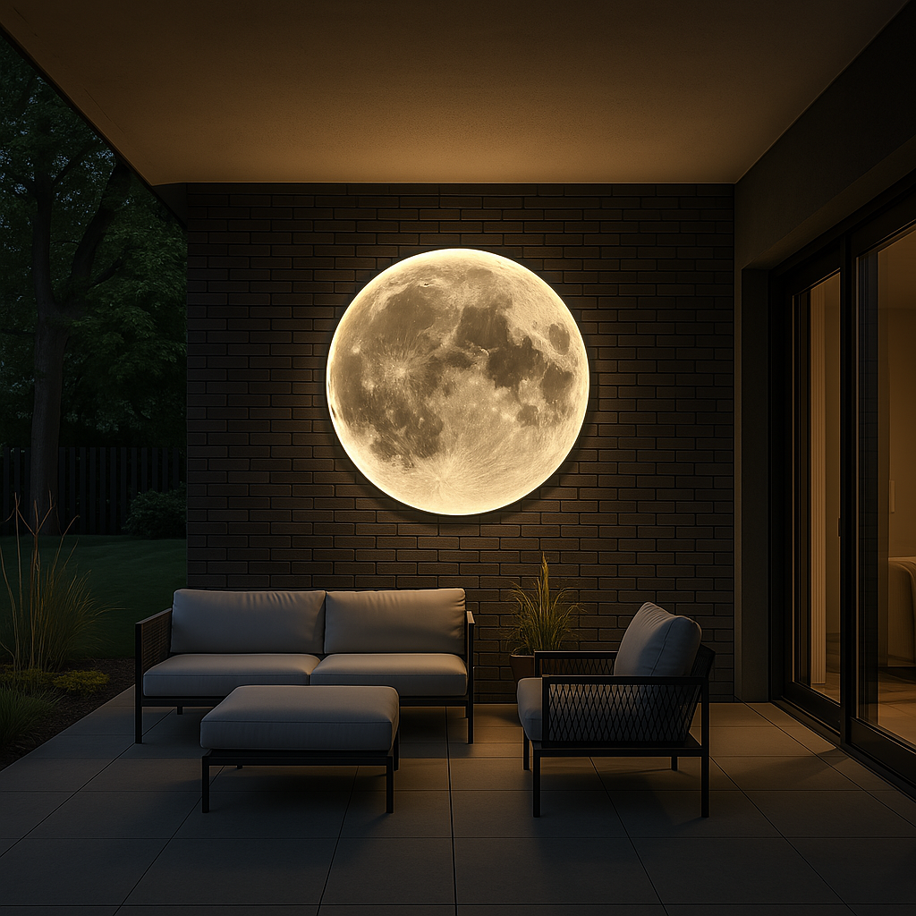 Moon Wall Lamp | Soft LED Glow for Elegant Home Decor 1