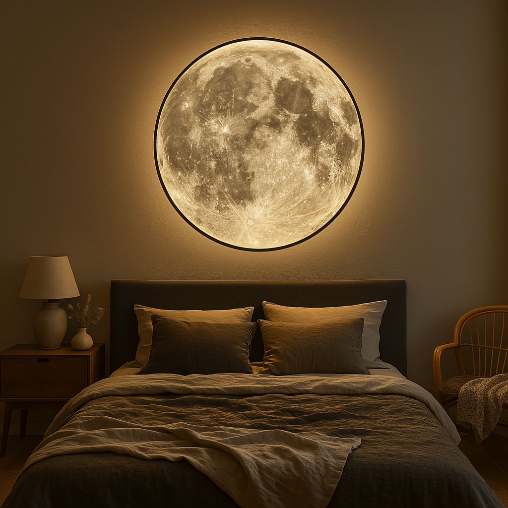 Moon Wall Lamp | Soft LED Glow for Elegant Home Decor 2