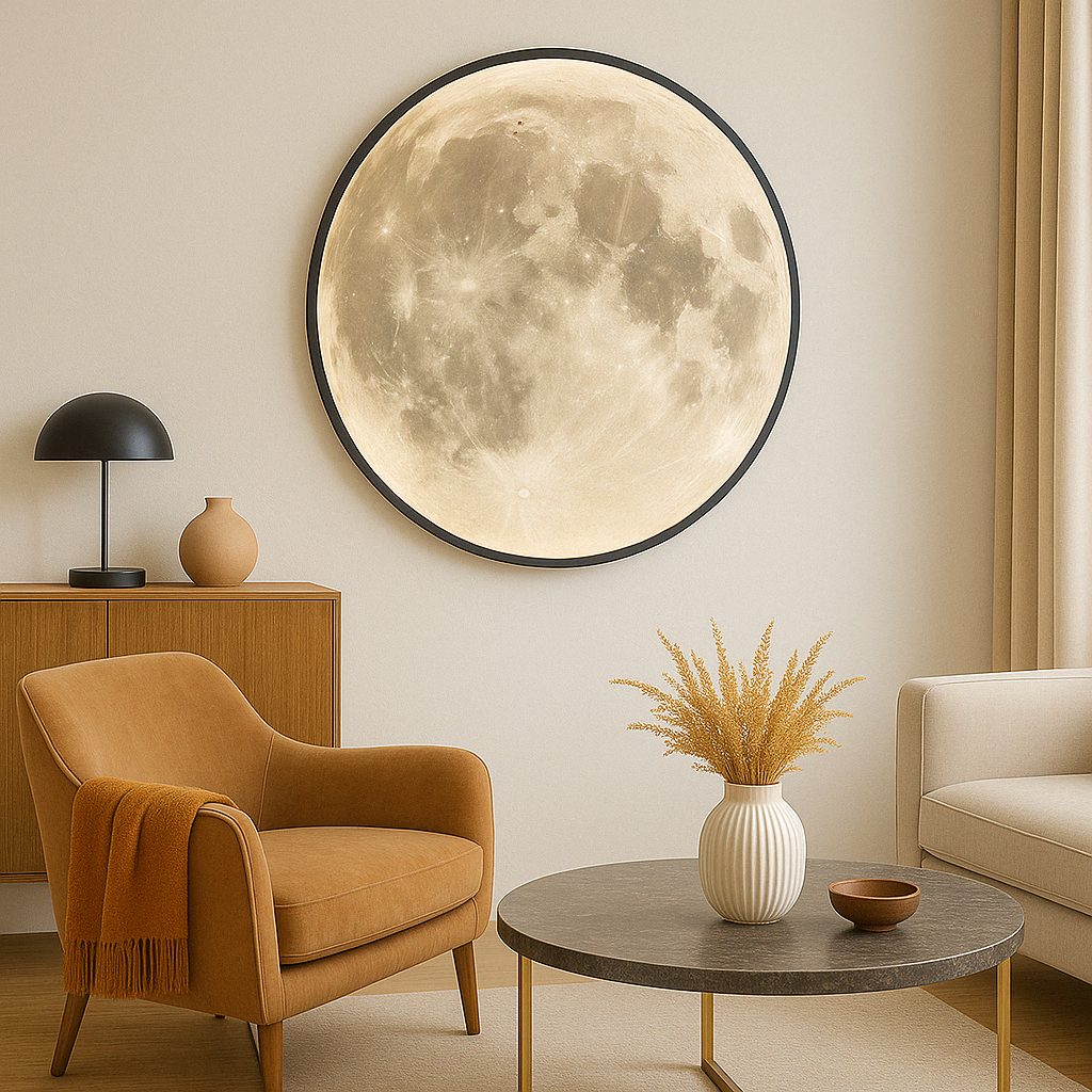 Moon Wall Lamp | Soft LED Glow for Elegant Home Decor 4
