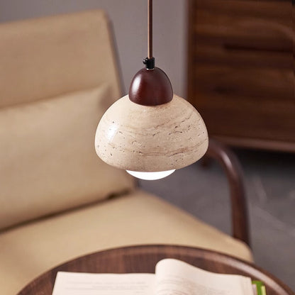 Mushroom Pendant Lamp | Unique Stone Design for Kitchen Island Lighting 1