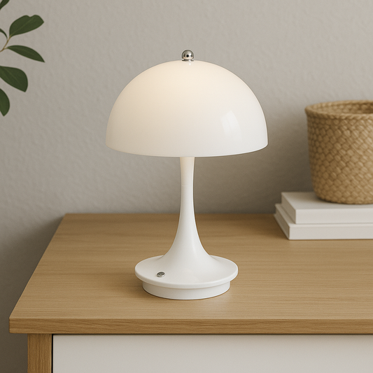 Mushroom Table Lamp | Modern Design with Warm LED Glow 0