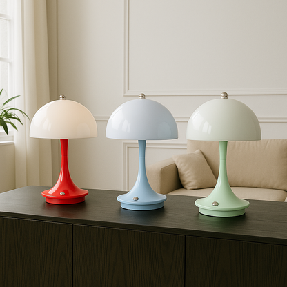 Mushroom Table Lamp | Modern Design with Warm LED Glow 1
