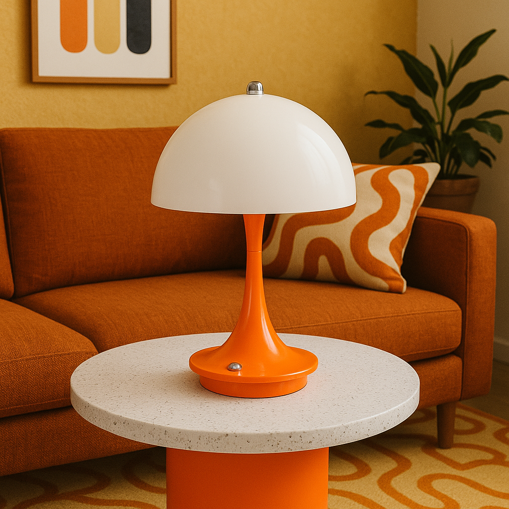 Mushroom Table Lamp | Modern Design with Warm LED Glow 3