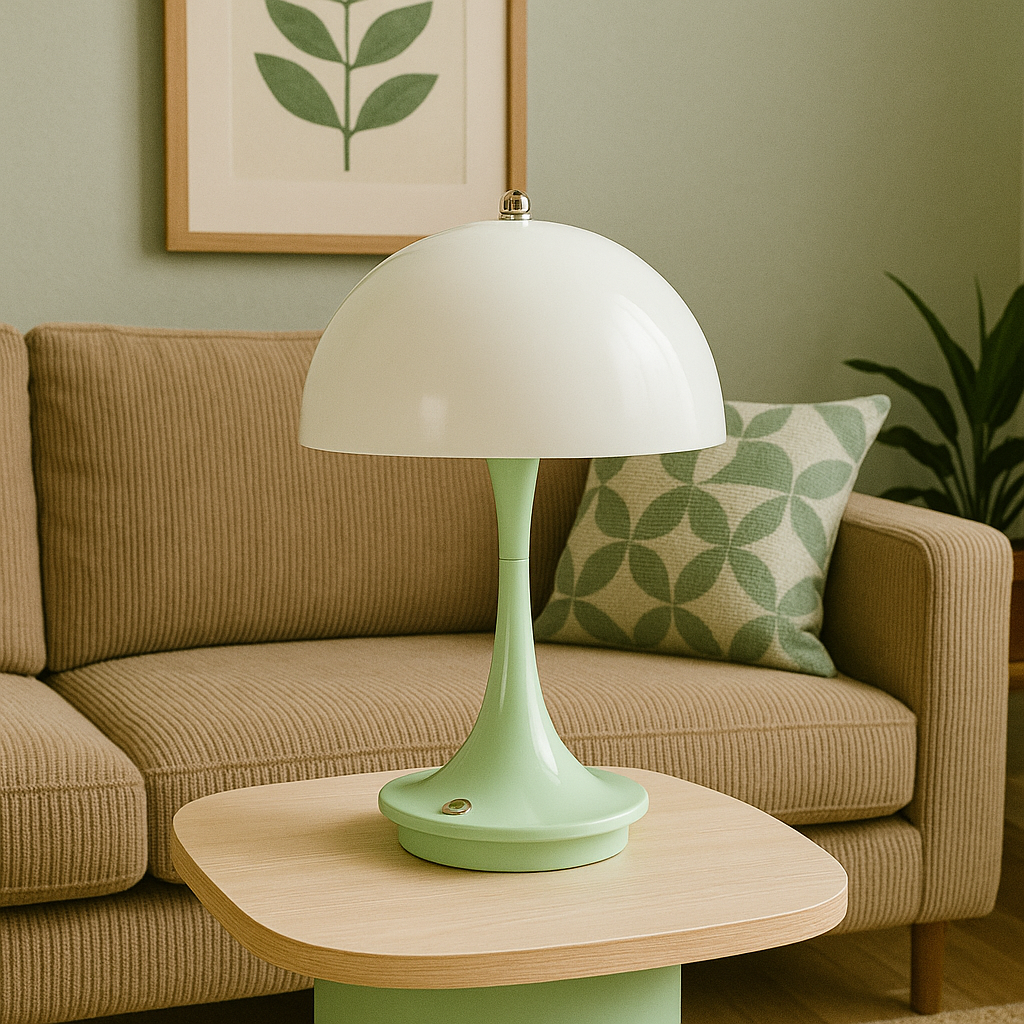 Mushroom Table Lamp | Modern Design with Warm LED Glow 6