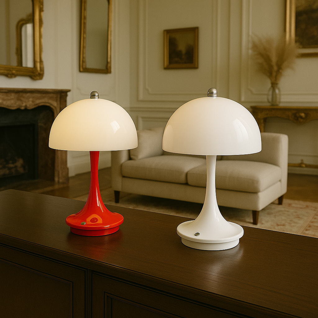 Mushroom Table Lamp | Modern Design with Warm LED Glow 7