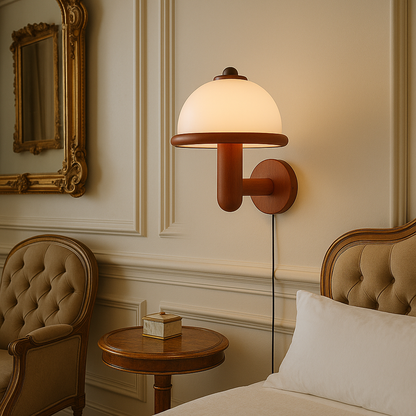 Mushroom Wall Lamp | Scandinavian-Inspired Design for Modern Spaces 0