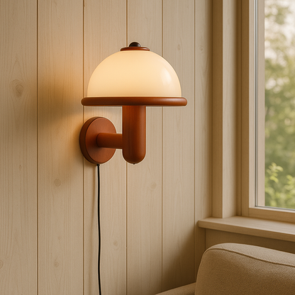 Mushroom Wall Lamp | Scandinavian-Inspired Design for Modern Spaces 4