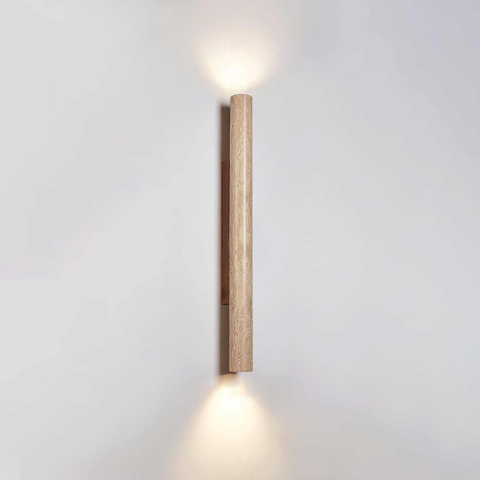 Natural Stone Wall Sconce | Unique Travertine Design for Modern Wall Lights 0