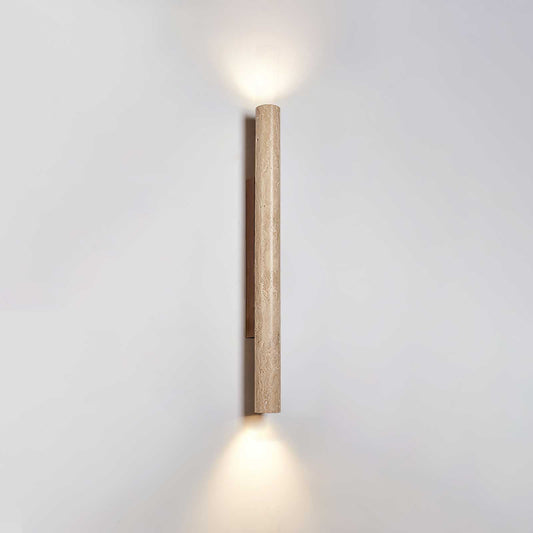 Natural Stone Wall Sconce | Unique Travertine Design for Modern Wall Lights 0