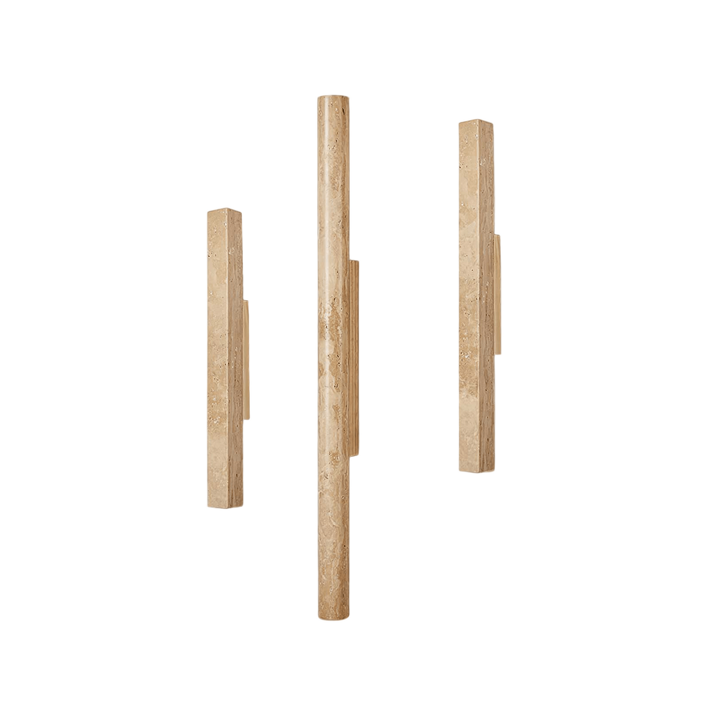 Natural Stone Wall Sconce | Unique Travertine Design for Modern Wall Lights 1