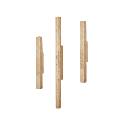Natural Stone Wall Sconce | Unique Travertine Design for Modern Wall Lights 1