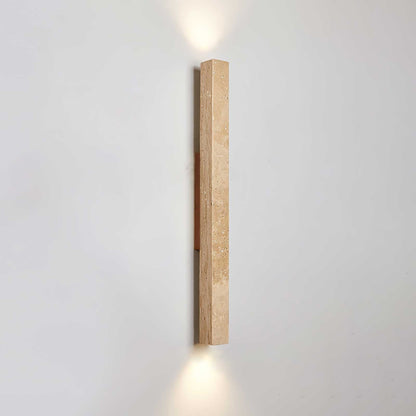 Natural Stone Wall Sconce | Unique Travertine Design for Modern Wall Lights 11