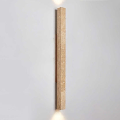 Natural Stone Wall Sconce | Unique Travertine Design for Modern Wall Lights 15