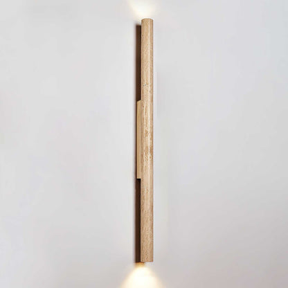 Natural Stone Wall Sconce | Unique Travertine Design for Modern Wall Lights 16