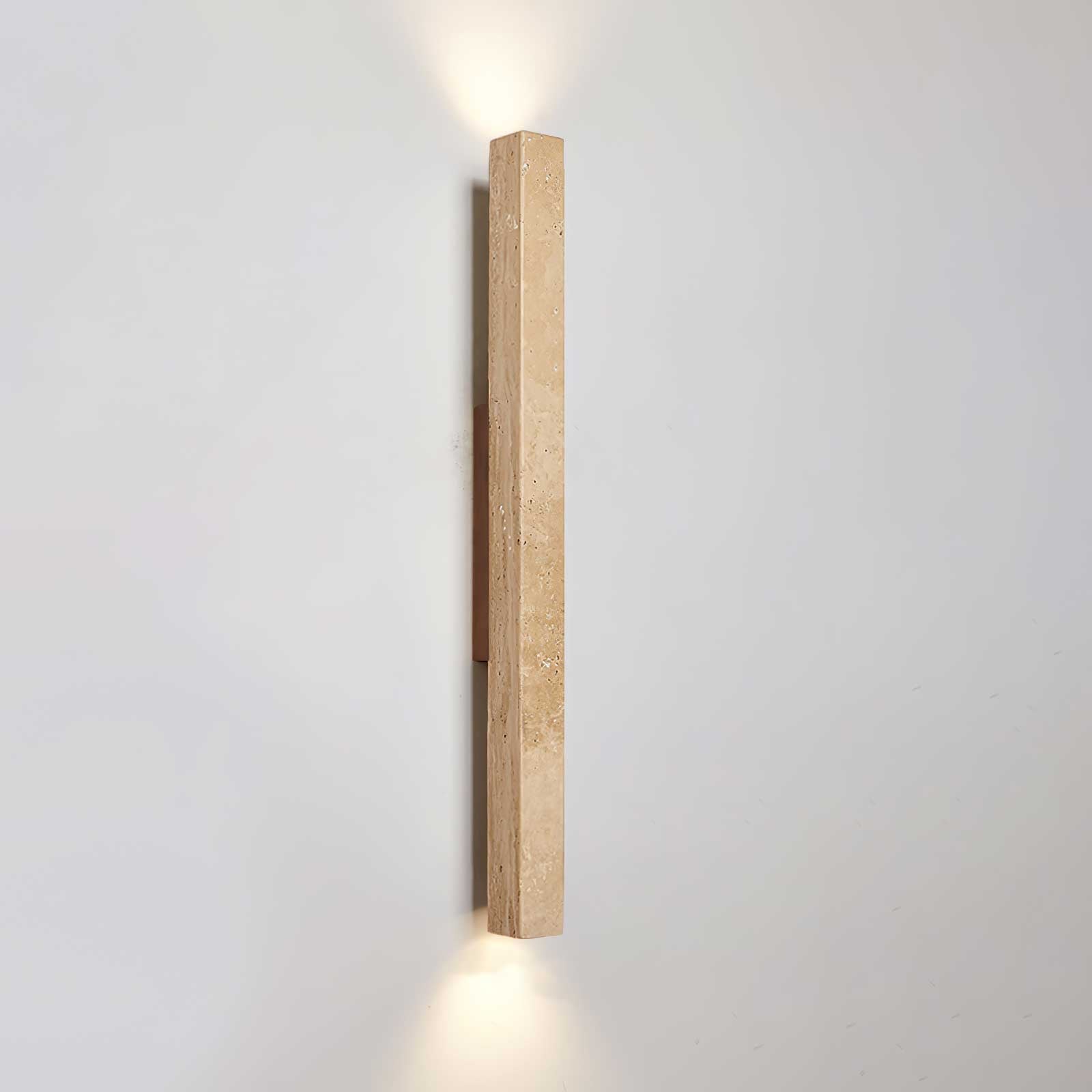 Natural Stone Wall Sconce | Unique Travertine Design for Modern Wall Lights 17