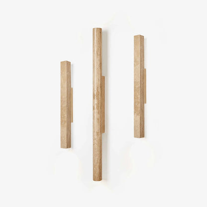 Natural Stone Wall Sconce | Unique Travertine Design for Modern Wall Lights 2