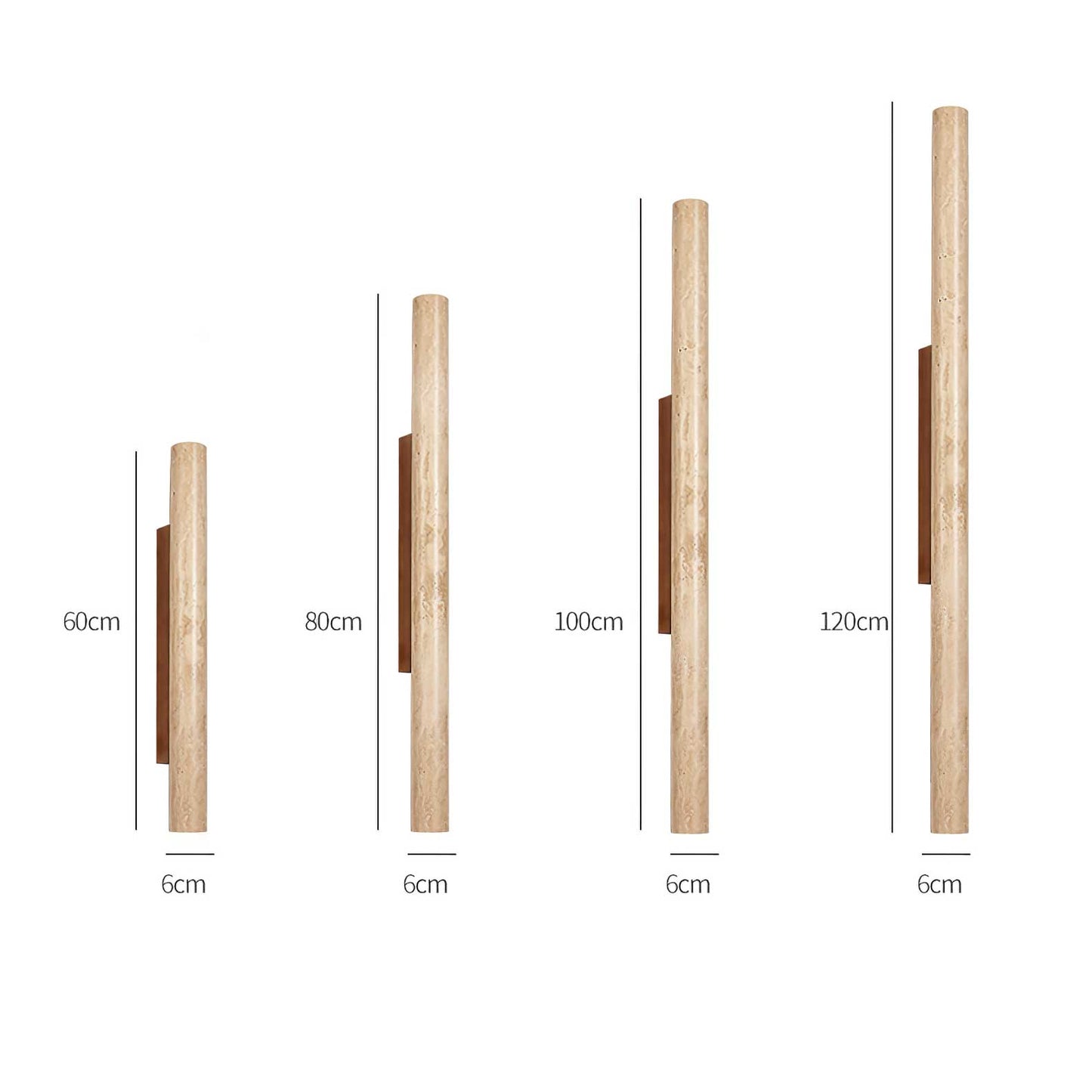 Natural Stone Wall Sconce | Unique Travertine Design for Modern Wall Lights 3