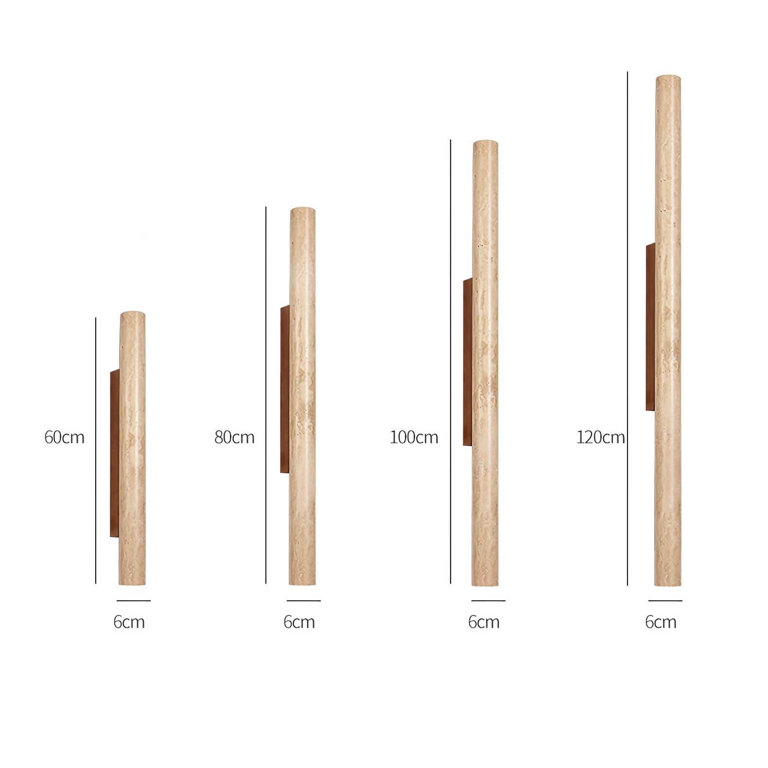 Natural Stone Wall Sconce | Unique Travertine Design for Modern Wall Lights 3