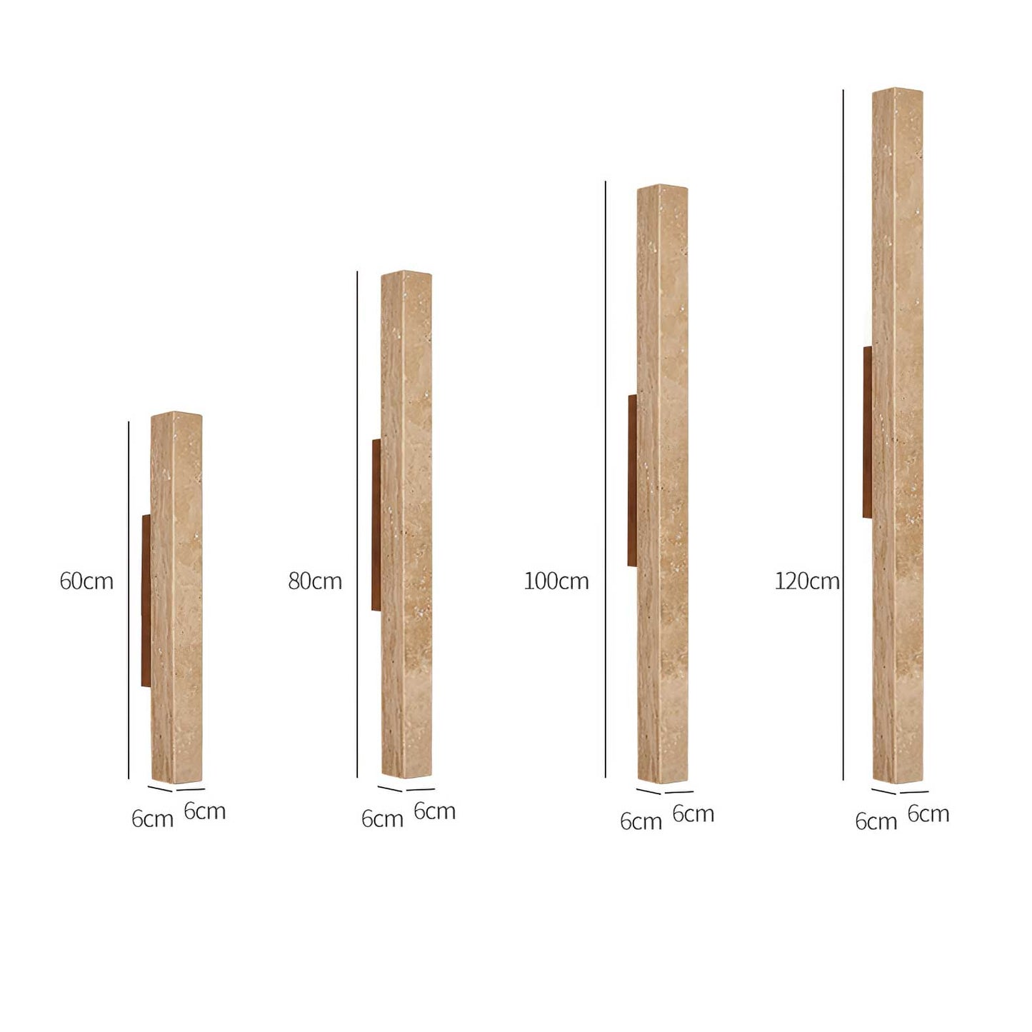 Natural Stone Wall Sconce | Unique Travertine Design for Modern Wall Lights 4