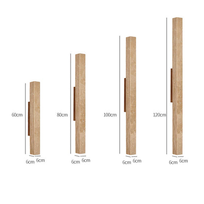 Natural Stone Wall Sconce | Unique Travertine Design for Modern Wall Lights 4