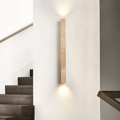 Natural Stone Wall Sconce | Unique Travertine Design for Modern Wall Lights 6