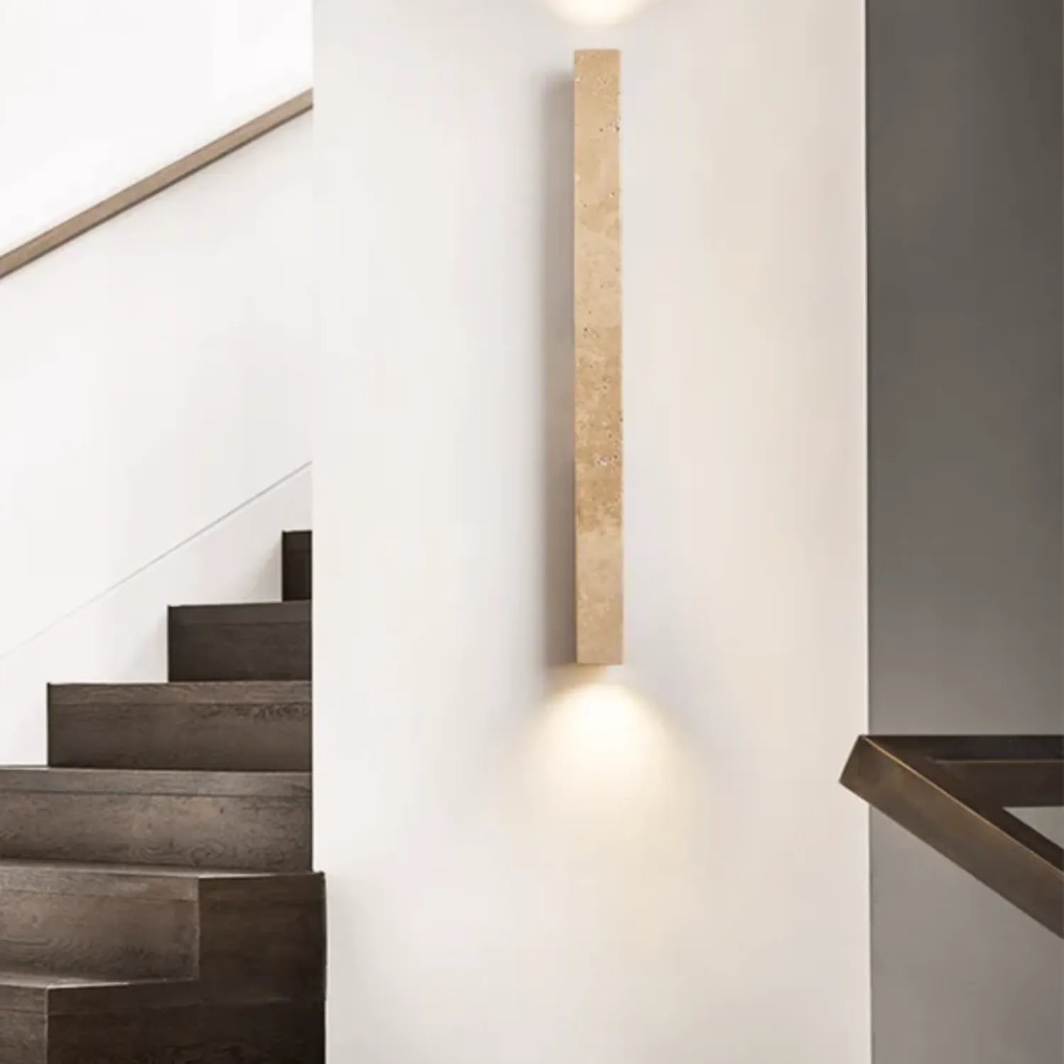 Natural Stone Wall Sconce | Unique Travertine Design for Modern Wall Lights 7