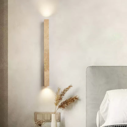 Natural Stone Wall Sconce | Unique Travertine Design for Modern Wall Lights 8