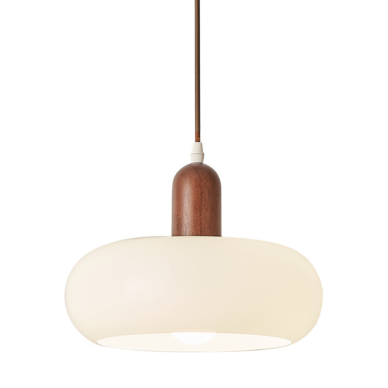 Nordic Pendant Lamp | Cream Finish with Adjustable Height 3