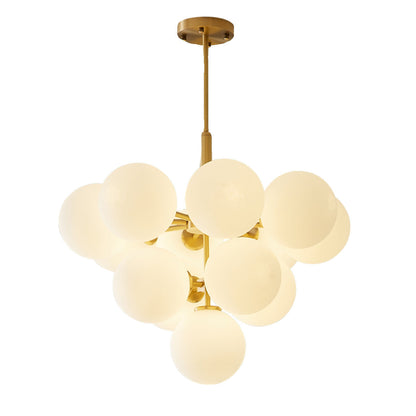Nordic Style Ball Chandelier | Elegant Spherical Glass Shades 5
