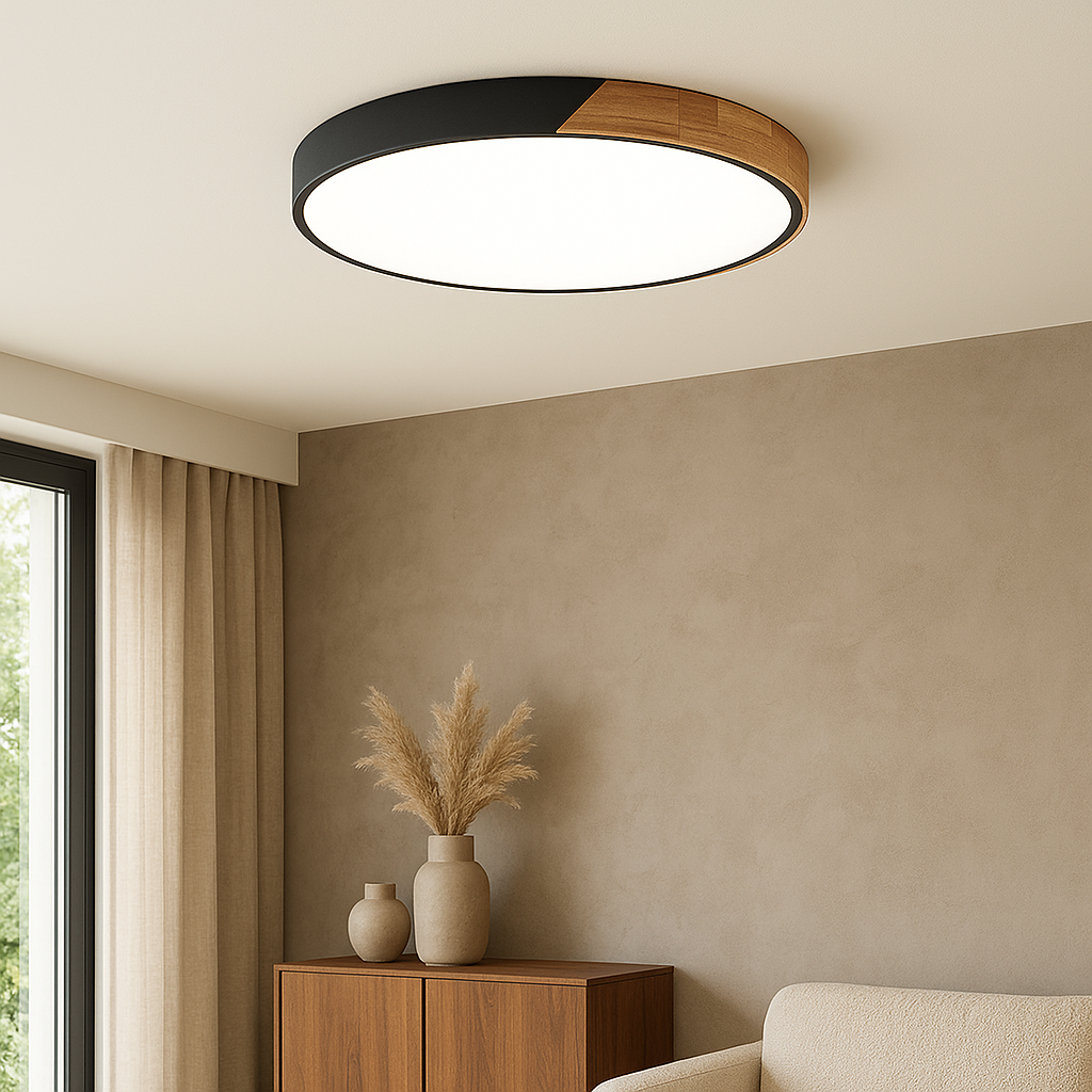 Nordic Wooden Ceiling Lamp | Minimalist Design for Modern Spaces 0