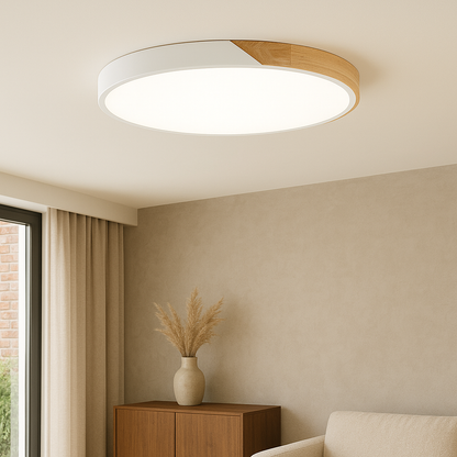 Nordic Wooden Ceiling Lamp | Minimalist Design for Modern Spaces 1