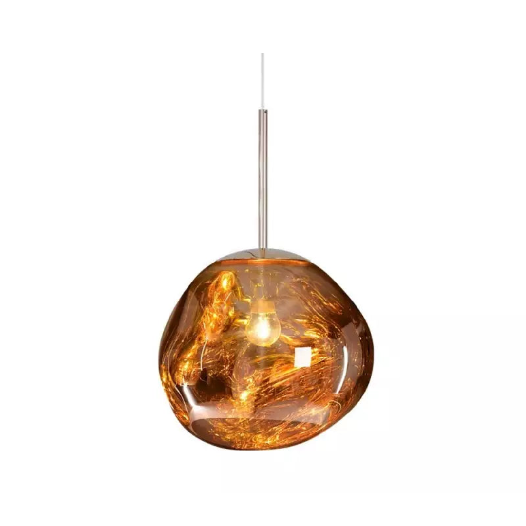 Organic Globe Pendant Light | Vibrant Finish for Cozy Ambiance 10