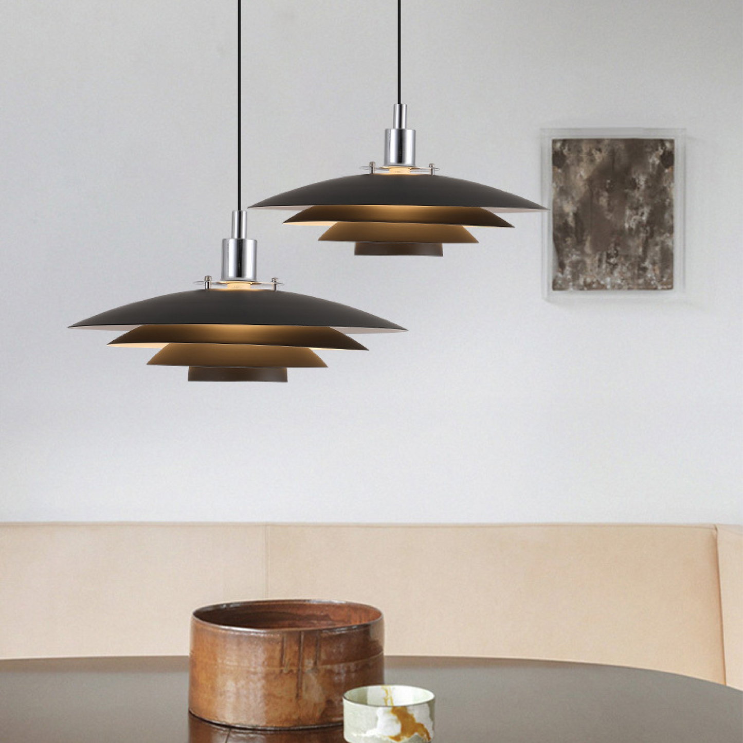 Pendant Lamp | Industrial Minimalist Design with Adjustable Height for Kitchen Island 1