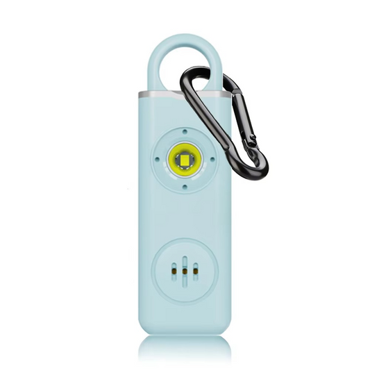 Personal Alarm Keychain | 130dB Siren and LED Light for Personal Safety 0