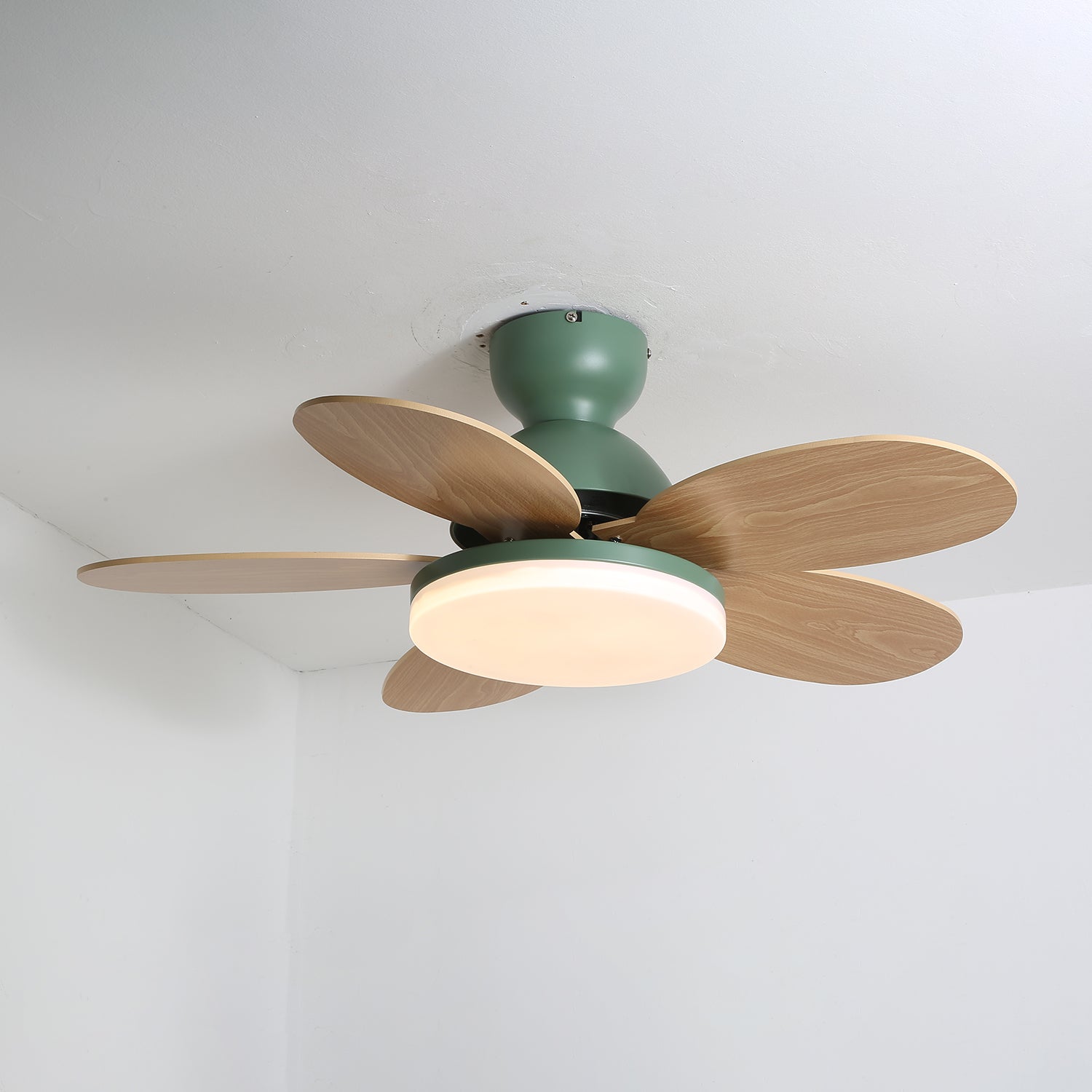 Ceiling Fan Light | Elegant Flower Petal Design with LED Lighting 13