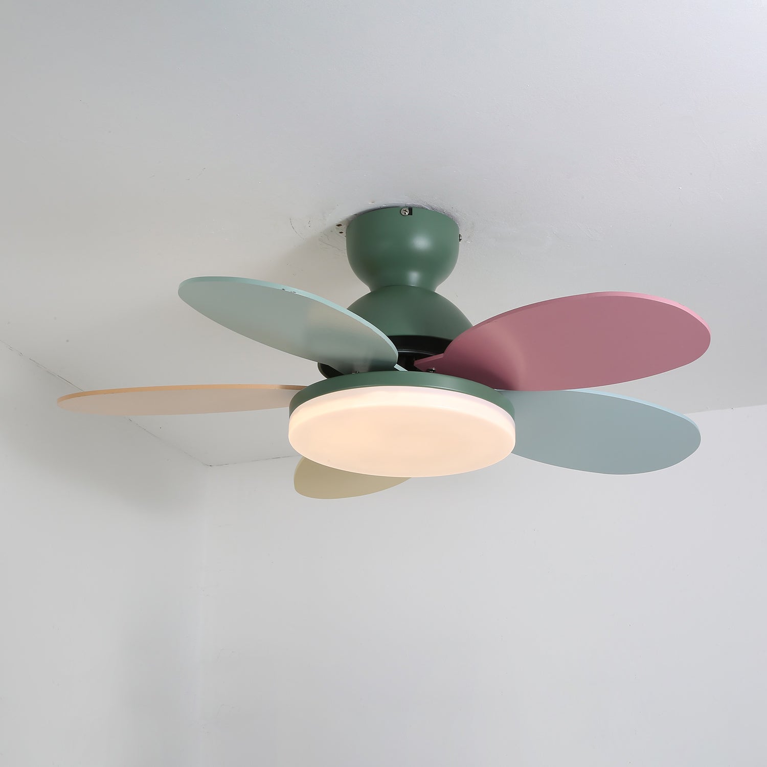 Ceiling Fan Light | Elegant Flower Petal Design with LED Lighting 10