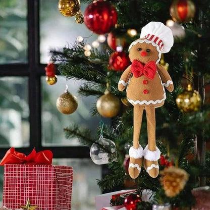 Plush Gingerbread Man Decoration | Festive Holiday Cheer 0