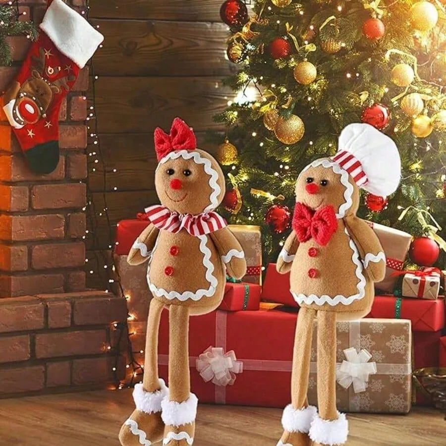 Plush Gingerbread Man Decoration | Festive Holiday Cheer 1