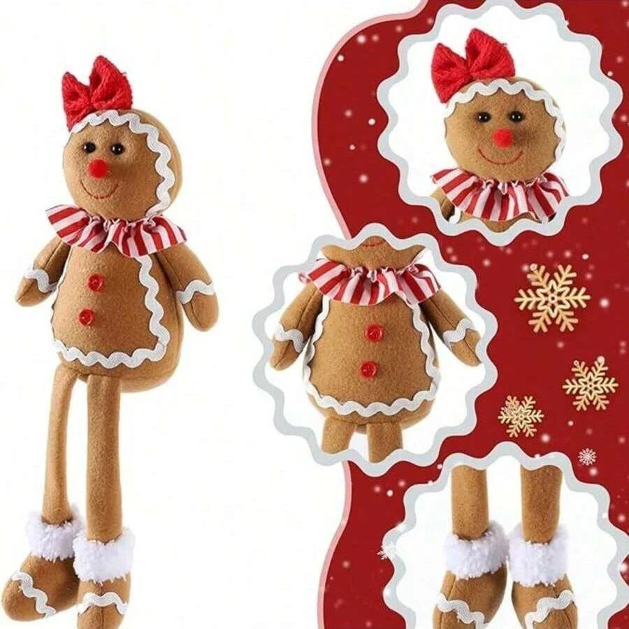 Plush Gingerbread Man Decoration | Festive Holiday Cheer 4