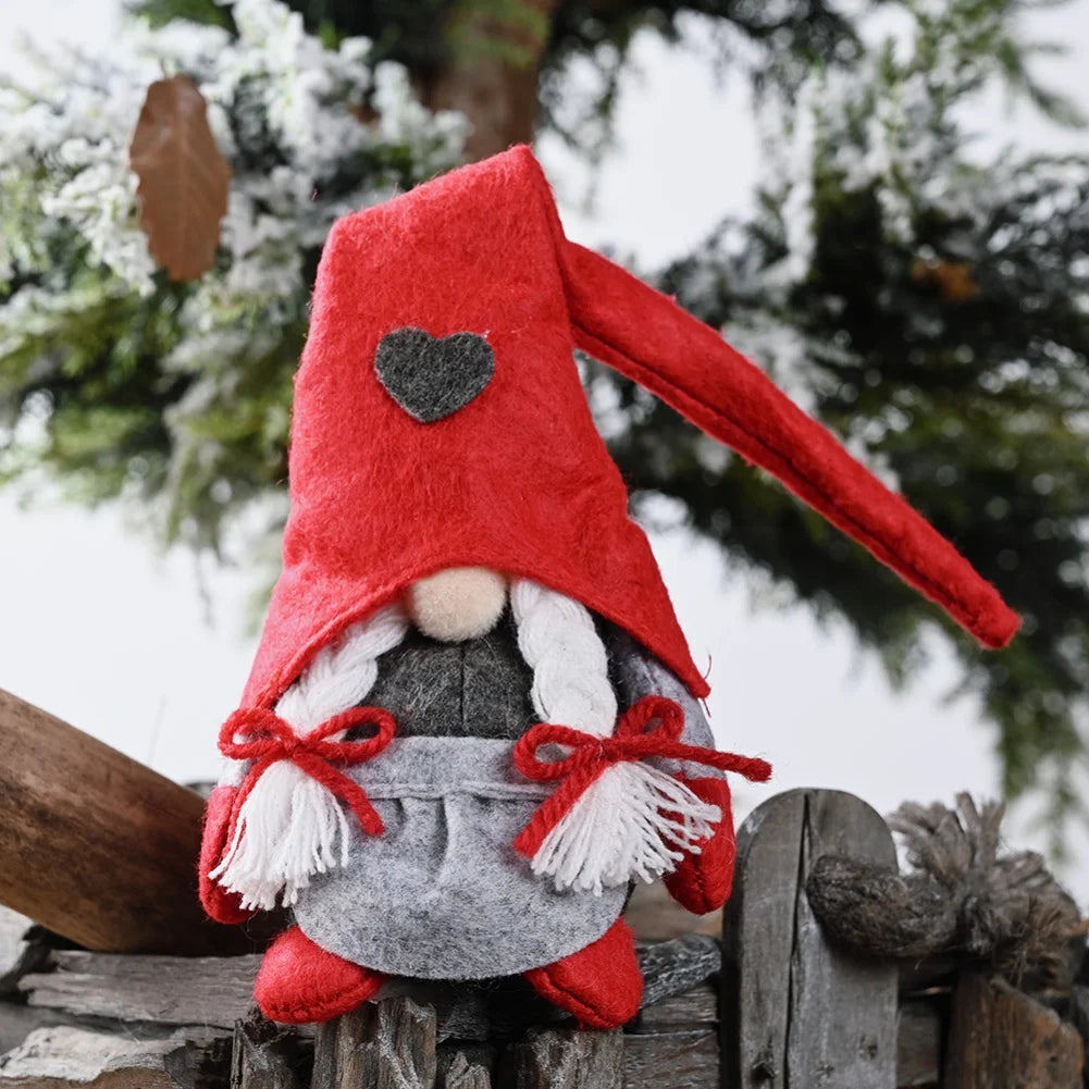 Plush Gnome Decoration | Cheerful Holiday Home Accent 3