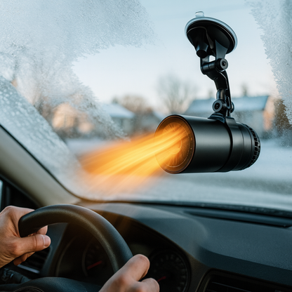 Portable Car Heater | 12V Electric Heater with Fast Windshield Defroster 0
