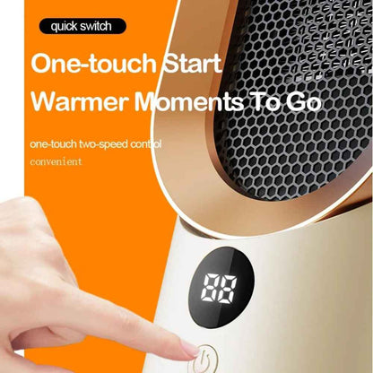 Portable Ceramic Space Heater | Fast Heating, Quiet Operation, Energy Efficient 4