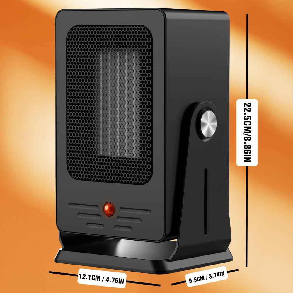 Portable Electric Space Heater | Quick Comfort with Adjustable Thermostat 2